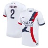 Original Fußballtrikot Paris Saint-Germain Achraf Hakimi 2 Auswärtstrikot 2024-25 Für Herren